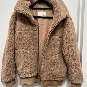 Aritzia Wilfred Free Teddy Jacket